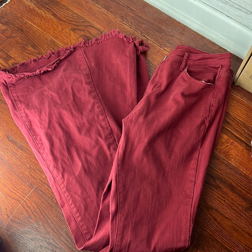 Red Bell Bottoms